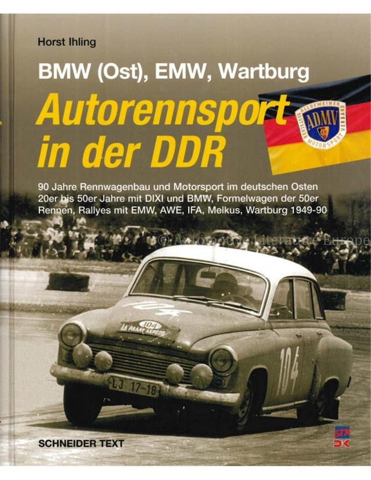 BMW (OST), EMW, WARTBURG, AUTORENNSPORT IN DER DDR, Boeken, Auto's | Boeken
