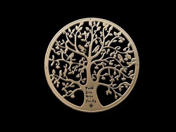 Decoratief ornament - Levensboom muurdecoratie 50 cm -