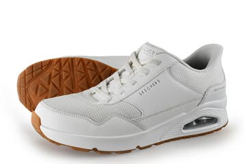 Skechers Sneakers in maat 45 Wit, Kleding | Heren, Verzenden, Wit, Zo goed als nieuw, Skechers