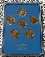 Slowakije. 2 Euro 2009/2014 Plexi Set with 2 x Author