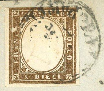 Italiaanse oude staten - Sardinië 1861 - Brief uit