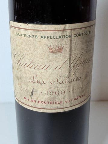 1960 Chateau dYquem - Sauternes Sauternes - 1 Fles (0,75