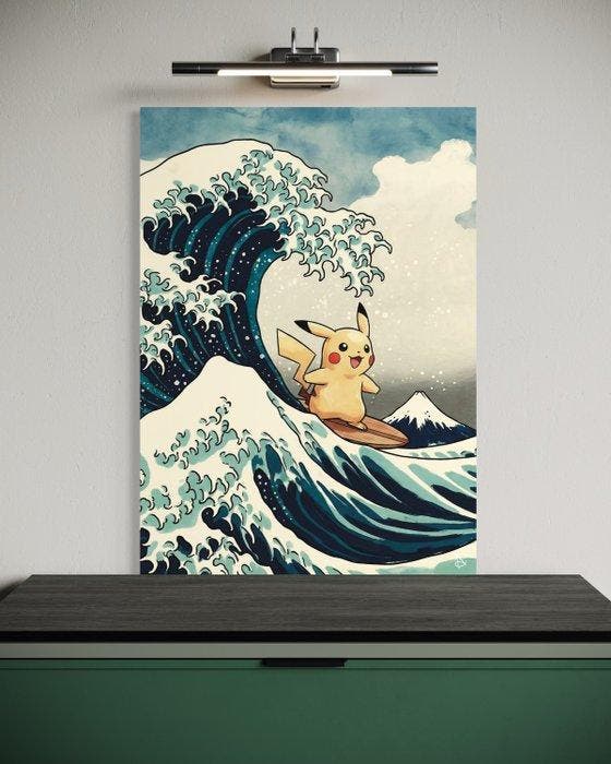 ANDSAL - Pikachu Kanagawa okinami ura  Ukiyo-e Limited, Games en Spelcomputers, Spelcomputers | Overige Accessoires