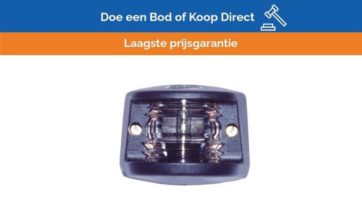 Bieden: Aqua Signal series 20 stern navigation light black, Sports nautiques & Bateaux, Accessoires navigation, Enlèvement ou Envoi