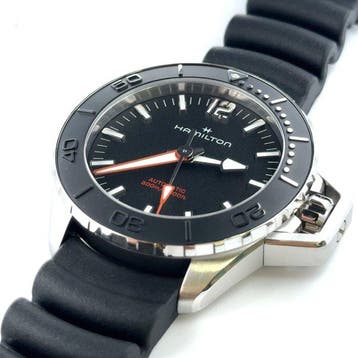 Hamilton - KHAKI NAVY FROGMAN AUTO - H77455330 - Homme -, Nieuw