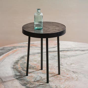 Salontafel Mangohout Carlin 45 cm, Verzenden, Nieuw, Industriële meubels, Overige vormen