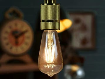 Veiling - 50x 4W E27 ST64 Amber Glas Filament LED Bulb 2000K, Huis en Inrichting, Lampen | Losse lampen, Nieuw