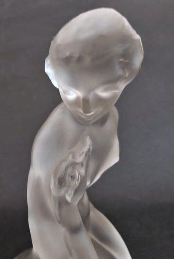 Decoratief ornament - Lalique - Leda en de zwaan - Griekse
