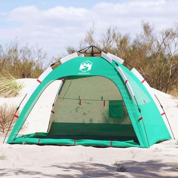 vidaXL strandtent 2-persoons waterdicht snelontgrendeling, Verzenden, Nieuw