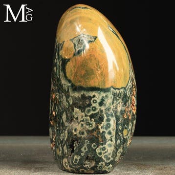 Zeldzame orbiculaire Ocean Jasper vrij gevormd – Madagaskar
