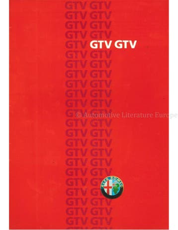 1986 ALFA ROMEO GTV BROCHURE NEDERLANDS, Ophalen of Verzenden
