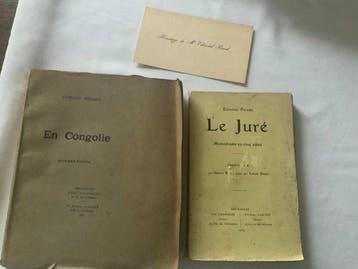 Edmond Picard - Justice et Condition Humaine (3 Ex. Signés):