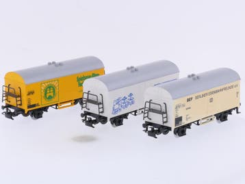 Schaal H0 Märklin 4415 set van 3 koelwagens met speciale..., Hobby & Loisirs créatifs, Ophalen of Verzenden, Overige typen