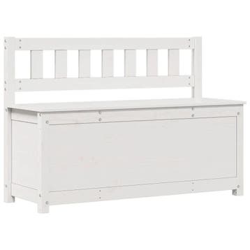 Grenen bankje | Tweede kansje | OP = OP (houten bankje), Verzenden, Wit, Zo goed als nieuw, Klassiek/Rustiek