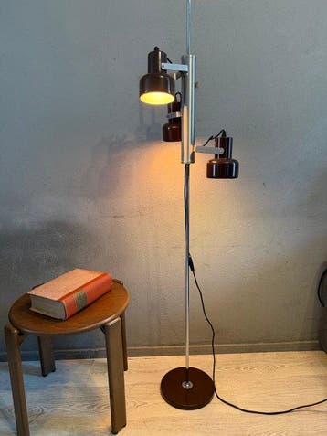 Solken leuchten - Staande lamp - Aluminium, Metaal, Chroom -