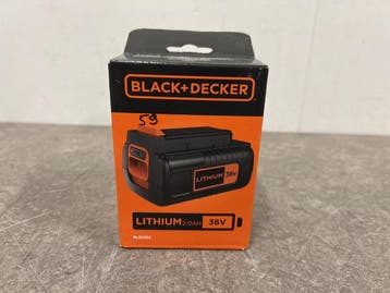 Veiling - Black & Decker schuifaccu Li-Ion 36V 2,0Ah BL20362, Bricolage & Construction