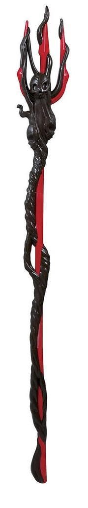 Zwart Rode Halloween Drietand 1,5m, Verzenden