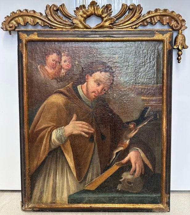 Europese school (XVIII) - A Christian Saint in, Antiek en Kunst, Kunst | Schilderijen | Klassiek