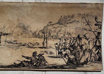Jacques Callot (1592-1635) - LArquebusade (Les Misères de