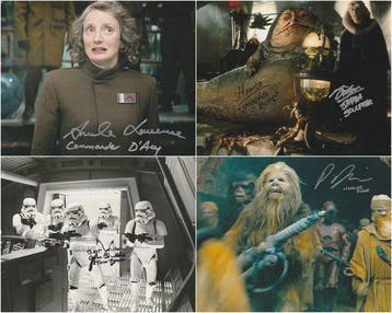 Star Wars - Big Lot of 4 Autographs!, Nieuw