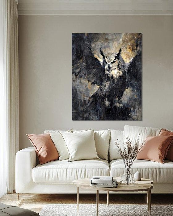 Wysocky John - Rustic Owl - XL, Antiek en Kunst, Kunst | Designobjecten