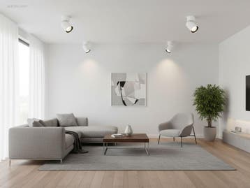(24x) GU10 Opbouwspot Armatuur cilinder zand wit..., Nieuw