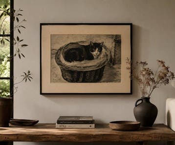 Adri Pieck 1894–1982 - Cat in a Basket