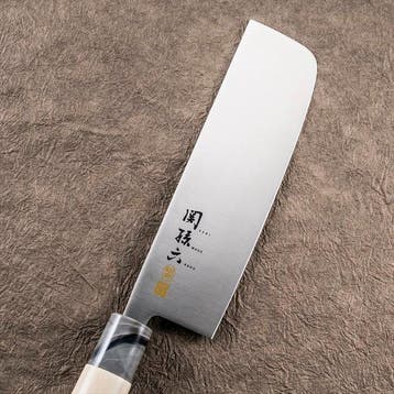 Seki Magoroku Ginju ST Stainless Steel Nakiri Knife, 6.5