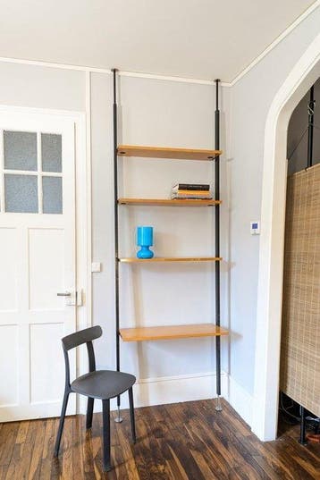 Boekenkast - Walnoot, Metaal