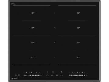 Sharp KH6I46CS00EU - Inductie kookplaat - 8-kookzones - Full, Verzenden, Zo goed als nieuw