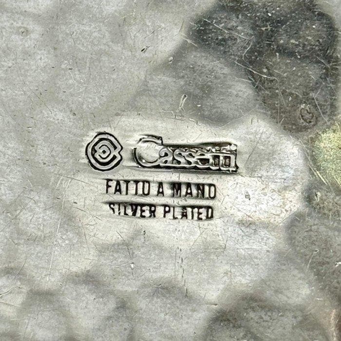 Cassetti Firenze - Kom - Zilveren bord - Ciotola Silver, Antiek en Kunst, Curiosa en Brocante