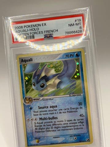 Pokémon Graded card - RARE 2006 HOLO VAPOREON, ONLY 4 IN, Nieuw