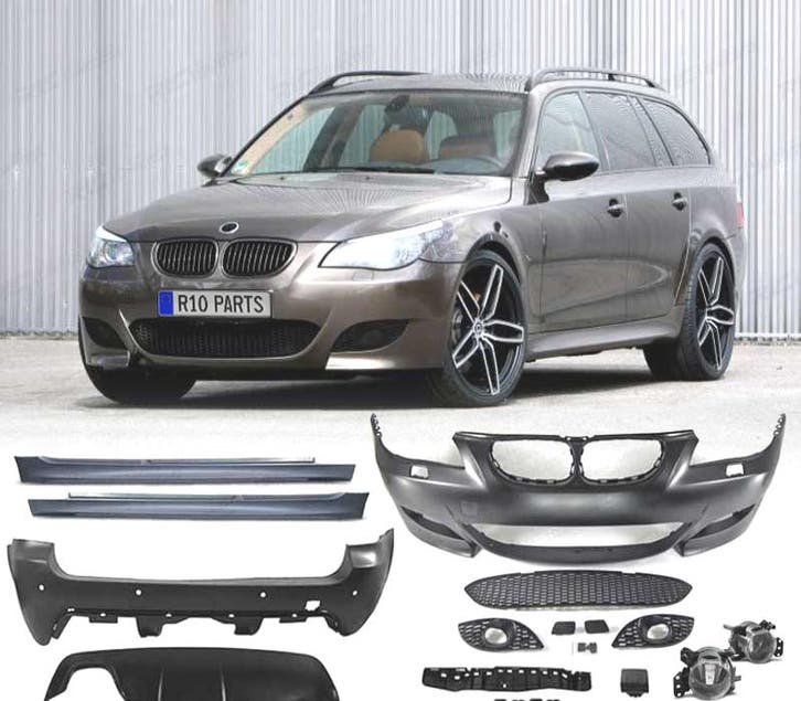 KIT CARROSSERIE BMW E61 TOURING 03-07 LOOK M5 ANTIBROUILLARD, Auto-onderdelen, Carrosserie, Verzenden