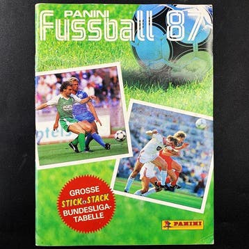 1986/87 Panini Original Sticker Album from the 1986/1987, Nieuw