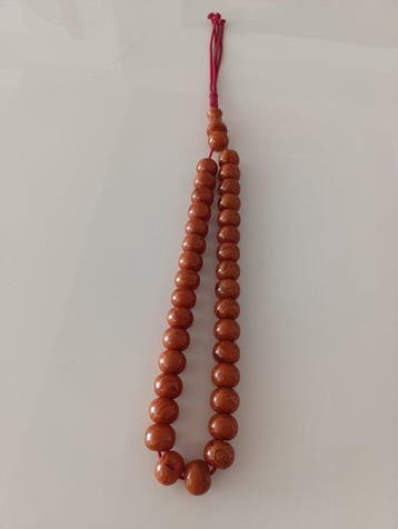 Chapelet - Ambre - 1980-1990 - Chapelet de perles de prière