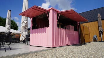 Barcontainers in alle RAL kleuren met unieke uitstraling!