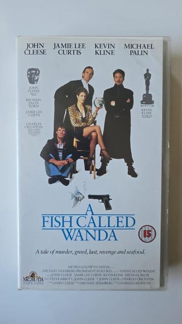A FISH CALLED WANDA (IMPORT WITHOUT DUTCH SUBS) (VHS), Cd's en Dvd's, Gebruikt