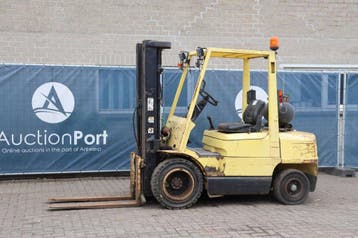 Veiling: Heftruck Hyster H3.00XMX LPG 2870kg 4.76m 1994, Ophalen