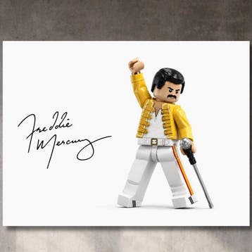 Lego Merchandise - Freddie Mercury LEGO | Tela XXL Edizione, Nieuw