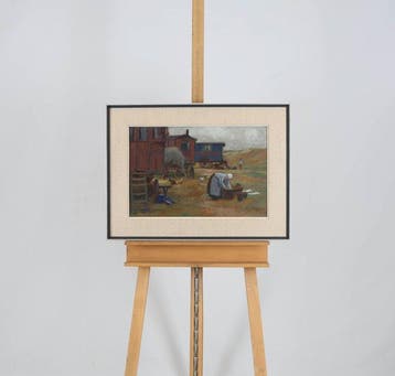 Edgar Farasyn (1858-1938) - Woonwagens