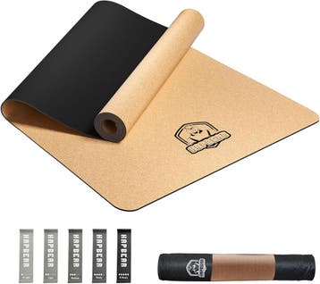 HAPBEAR Kurk Mat 183x116cm | Retour deal | Sla toe!, Sport en Fitness, Yoga en Pilates, Verzenden, Nieuw, Yogamat