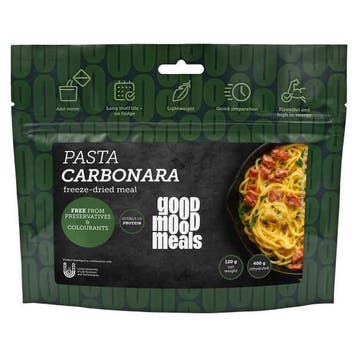 Pasta Carbonara - 547 kcal - Good Mood Meals, Verzenden