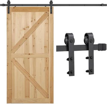 2dekans | Yaheetech Schuifdeurbeslag - Tot 100 Kg - IJzer -, Ophalen of Verzenden