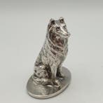 Collie rivestito in Argento 800 - Figure - Argent 800,, Antiek en Kunst