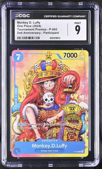 Bandai - 2 Graded card - One Piece - Monkey D. Luffy Promo, Nieuw