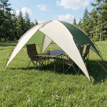 vidaXL Campingtent met waterdichte regenfly 4-persoons Groen, Verzenden