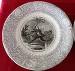 Keller et Guérin de Luneville - Assiette (4) - Faïence fine, Antiquités & Art