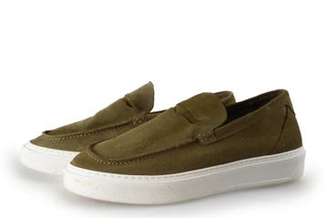 Manfield Loafers in maat 42 Groen, Verzenden, Loafers