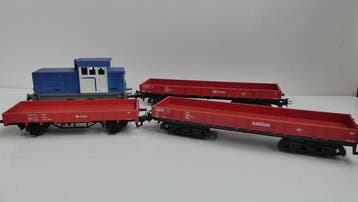 Märklin H0 - Treinset (4) - Hennschel dieselloc met, Nieuw