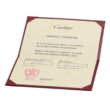 Zonder minimumprijs - Cartier - Ring - Love small model - 18